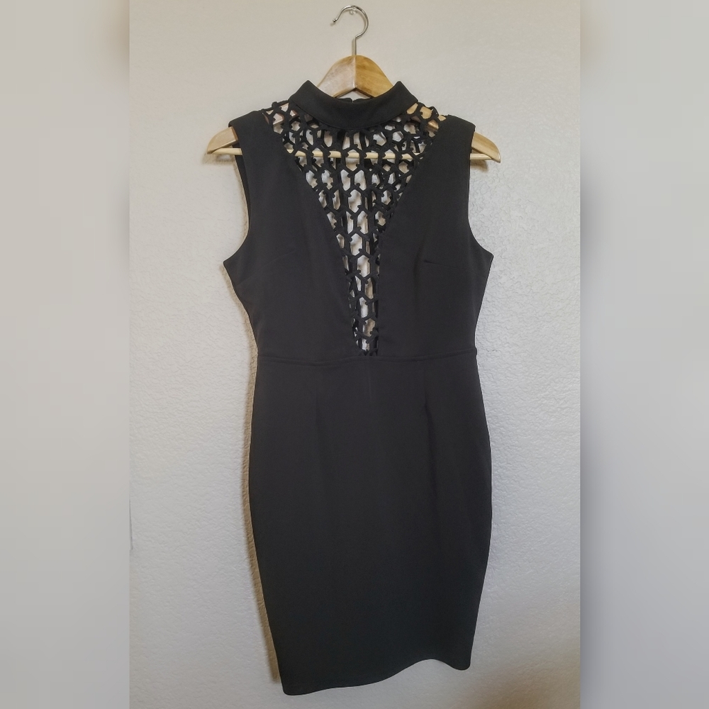 Fashion Nova sz Small Little Black Cocktail Dress